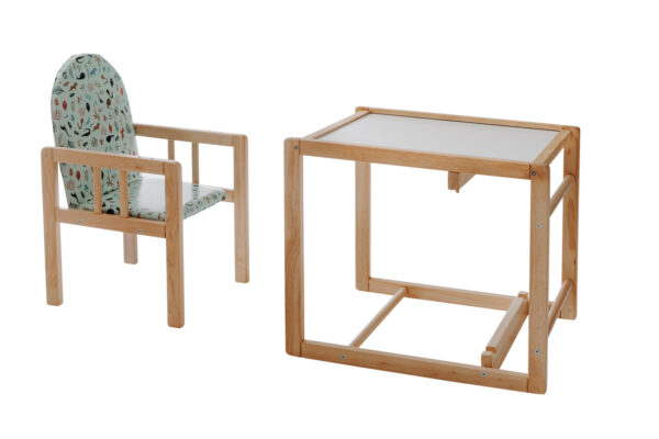 Silla Nico 2 en 1 – Silla alta de Comer y Mesa de Juegos - Imagen 5