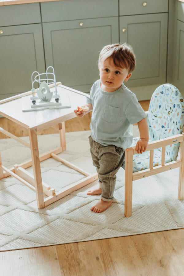 Silla Nico 2 en 1 – Silla alta de Comer y Mesa de Juegos - Imagen 3