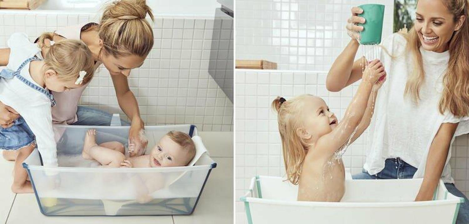 Bañera plegable para bebé  Pack de Stokke® Flexi Bath® extragrande