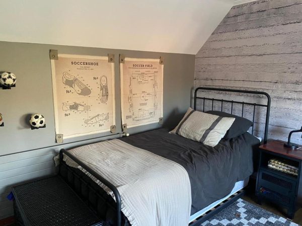 Cama de Fierro 1,5 Plazas + Baranda + Cama Nido - Imagen 2